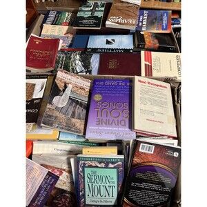 Lot of 10 Pounds LB Christian Prayer Bible Jesus Theology Story Book RANDOM*MIX